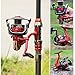 YONGZHI Fishing Poles with Spinning Reels Combos Telescopic Fishing Rod for Travel Saltwater Freshwater Fishing Bass Trout