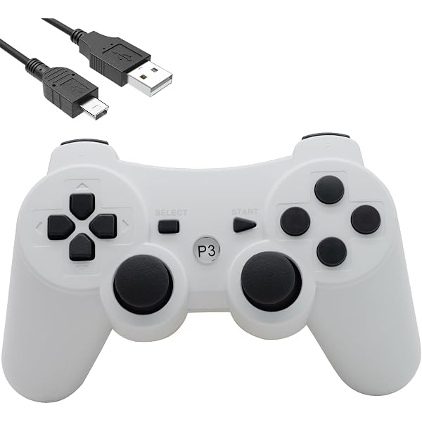 Amazon.com: Eagolloar Wireless Controller for PS3, Dual Analog