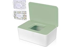 Tissue Box Water Diapers Baby Toilet Baby Water Diapers with Lid Baby Wipes Dispenser Pouch with Lids Baby Wipe Holder Keeps 