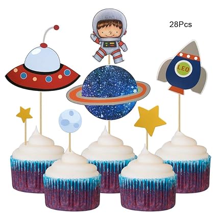 28pcs Diy Astronaut Exploration Themed Space Shuttle Ufo Rocket