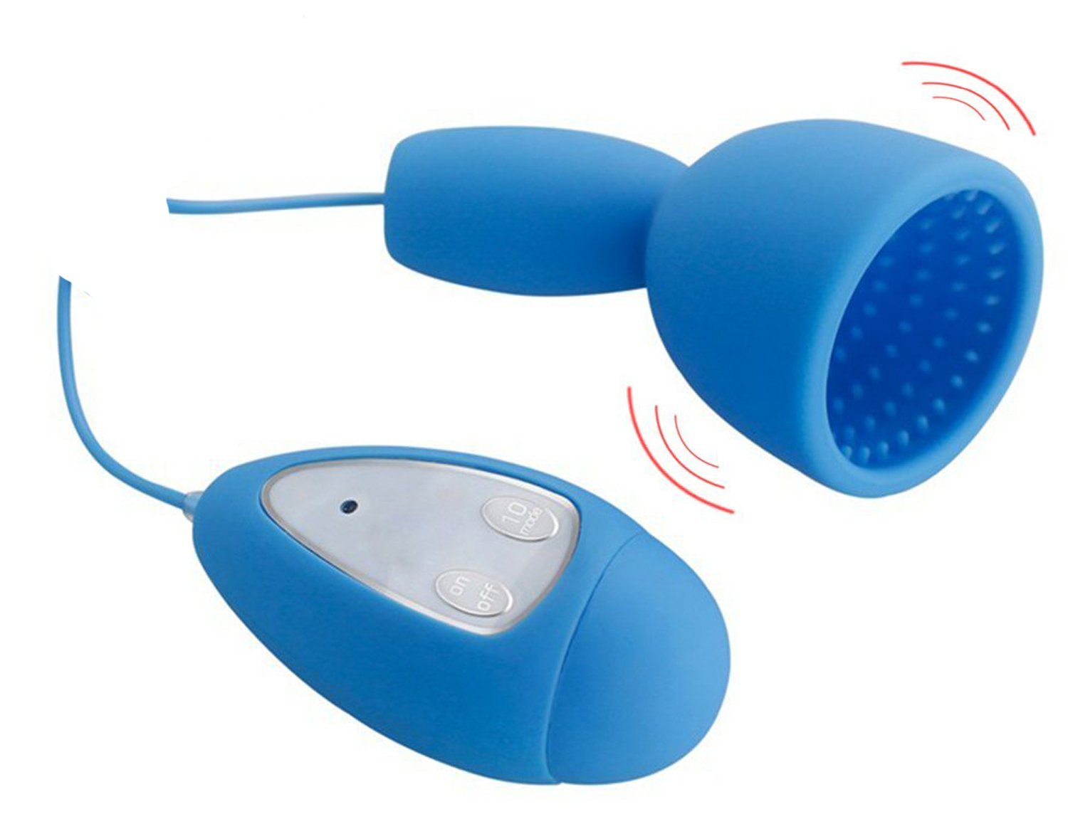 Penis Kopf Funktion Ausbildung Vibrator für Härtere und längere Erektionen Eichel Erektion,Stimulation und Training Gleichzeitig von Himall (Blau)