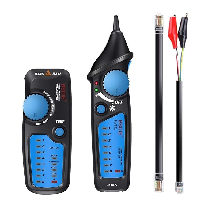 ELEGIANT Kabelfinder Kabeltester Leitungssucher Netzwerktester Telefon RJ45 RJ11 Finder Cable Tracker Wire Tracker Draht Verf