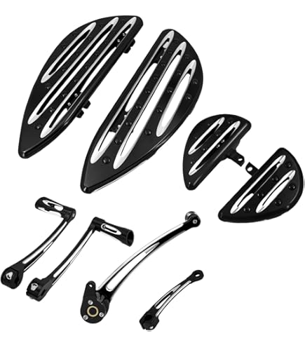 rheopaipoBB(ボディーボード) Amazon.com: HDBUBALUS Motorcycle Front Rear Floorboards
