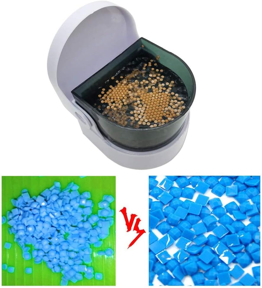 Diamond Painting Drills Clean Machine Tools Diamond Embroidery Accessory Convenient to Clean Sticky Clumpy Drills