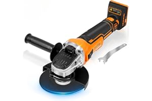 Srhvfuyr Angle Grinder for DEWALT 20V Battery (No Battery) 4-1/2" Blades Brushless Grinder,3 Variable Speed Powered Angle Gri
