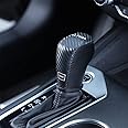 XITER for Genuine Leather Gear Shift Knob Cover Car Protect Accessories Case for Nissan Altima 2019 2020 2021 2022 2023 2024 2025 (Carbon Fiber)