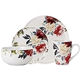 Safdie & Co. Rose Garden 16 Piece Dinnerware