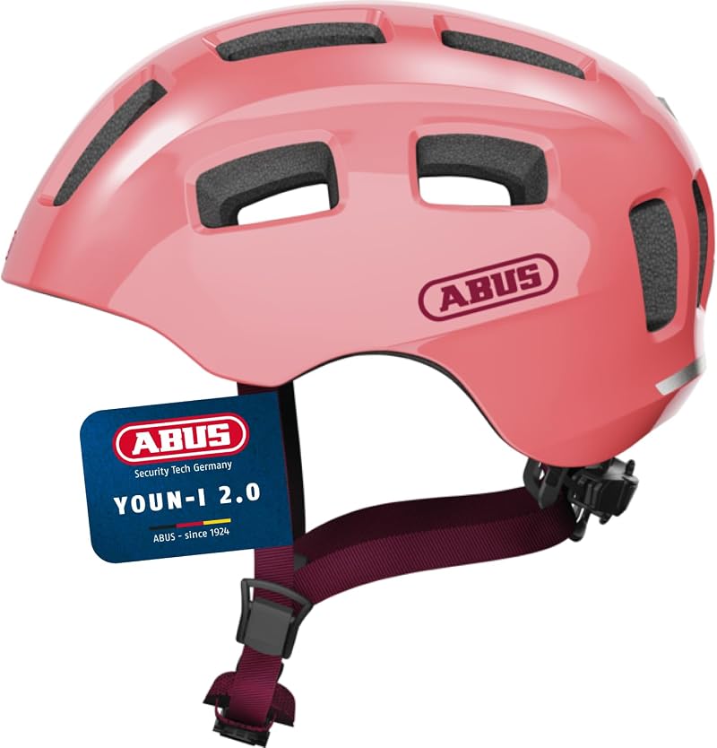 ABUS Youn-I 2.0 Kids Helmet with Light Unisex Bicycle Helmet