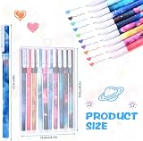 OFFCUP Cute Colour Pens 10pc Starry Sky Gel Pens 0.38mm Fine Point view 2
