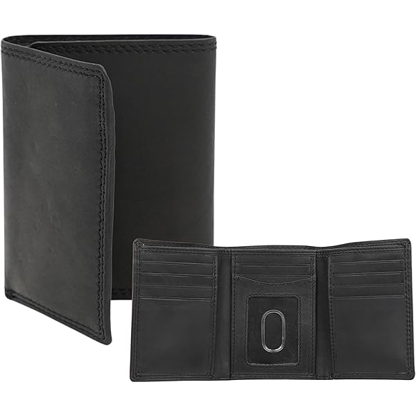 【A＆S】Flap bi-fold wallet Black 200166-BL_-_closed_-_front.jpg