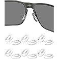 HILEEN 6 Pairs Replacement Nose Pads for Oakley Feedback OO4079|Holbrook Metal OO4123|Gauge 6 8 OO6038 OO4124|Crosshair