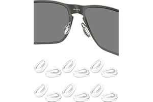 HILEEN 6 Pairs Replacement Nose Pads for Oakley Feedback OO4079|Holbrook Metal OO4123|Gauge 6 8 OO6038 OO4124|Crosshair