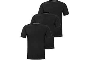 TEX2FIT Multi Pack Men's T Shirts Short Sleeve Quick Dry Workout Gym Shirts for Men