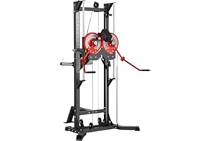 GMWD Lateral Raise Machine, Adjustable Standing Multi-Flight Machine with 15 Height Setting,450lbs Capacity Plate Loaded for Deltoid, LAT, and Chest Home Gym Exercises