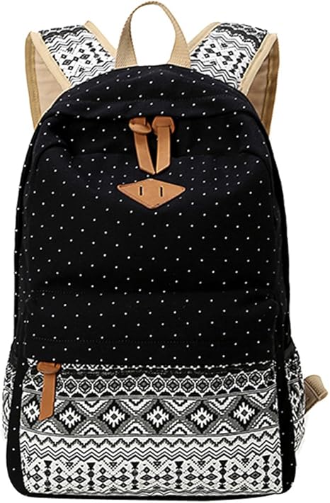 black girly backpack