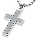 TUNGSTEN CARBIDE CROSS PENDANT 