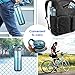 DYD Water Bottle with Straw, BPA Free Tritan Sports Water Bottle 25oz for Fitness and Outdoor Enthusiasts, Leakproof and Durable