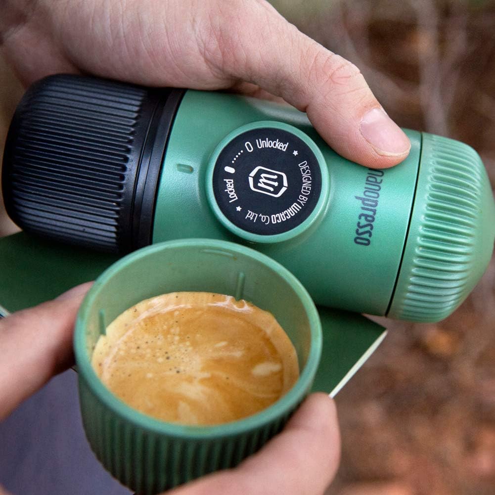 WACACO Nanopresso Portable Espresso Maker Bundled with Protective Case, Upgrade Version of Minipresso - Image 4