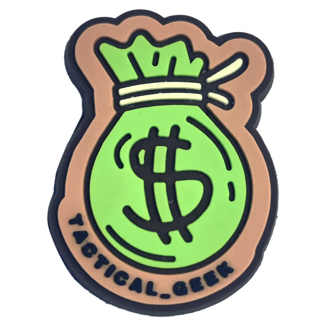 TACTICAL_GEEK BG06 Personalise PVC Patch, Cool Clothes Accessory Backpack Armband Sticker, Funny Morale PVC Rubber, PVC Patch Badge Decorative for Caps, Vests, Gears