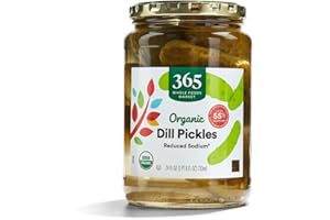 365 by Whole Foods Market, Organic Kosher Dill Pickles, Reduced Sodium, 24 oz