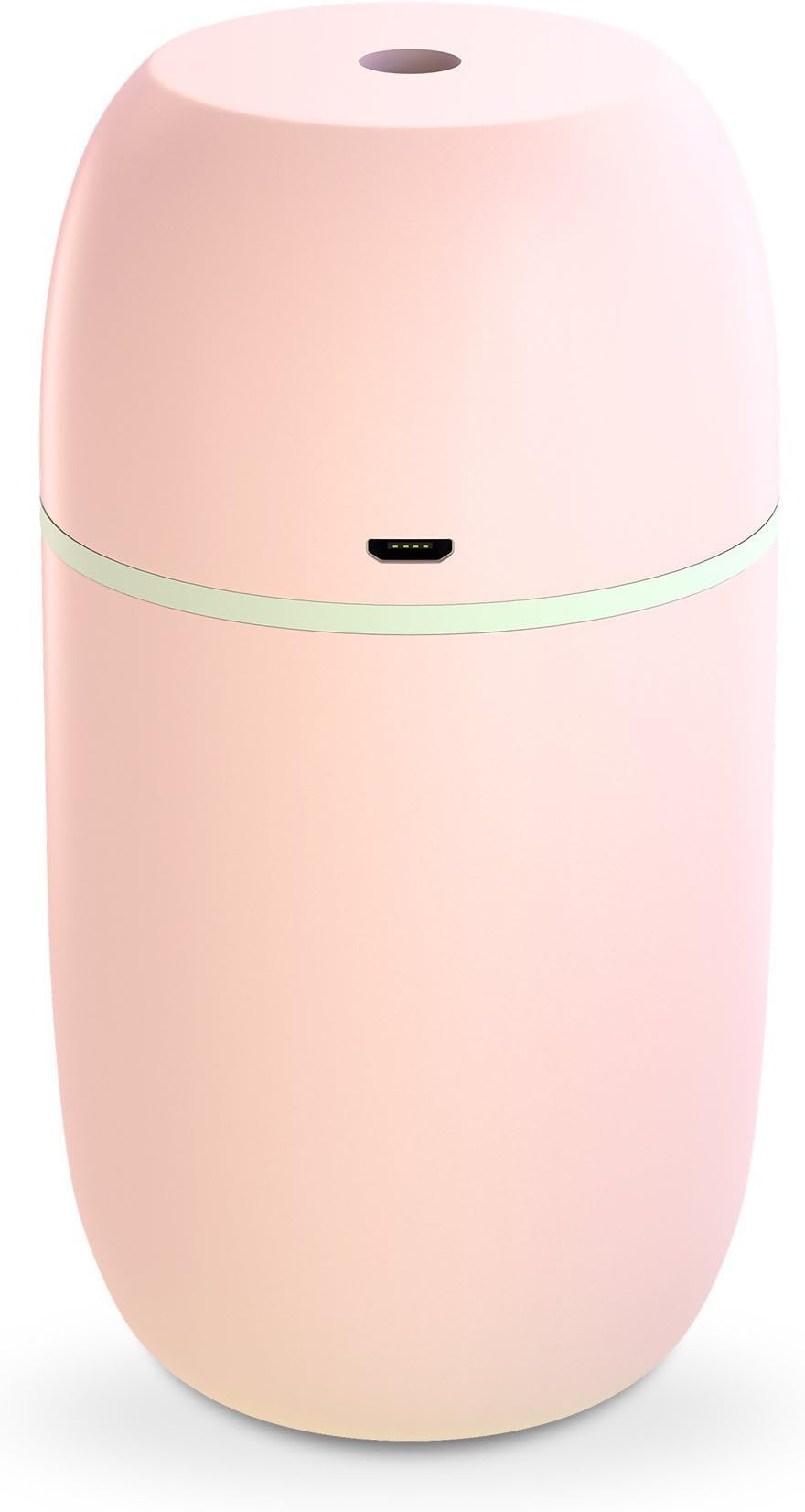 WIMI 252 Tumblr Shape Mini Wireless Humidifier, 280ml USB Wireless Cordless Portable Humidifier with No Noise for Bedroom, Babyroom, Personal Air Diffuser for Car, Cool mist for Desk, Office (Pink)