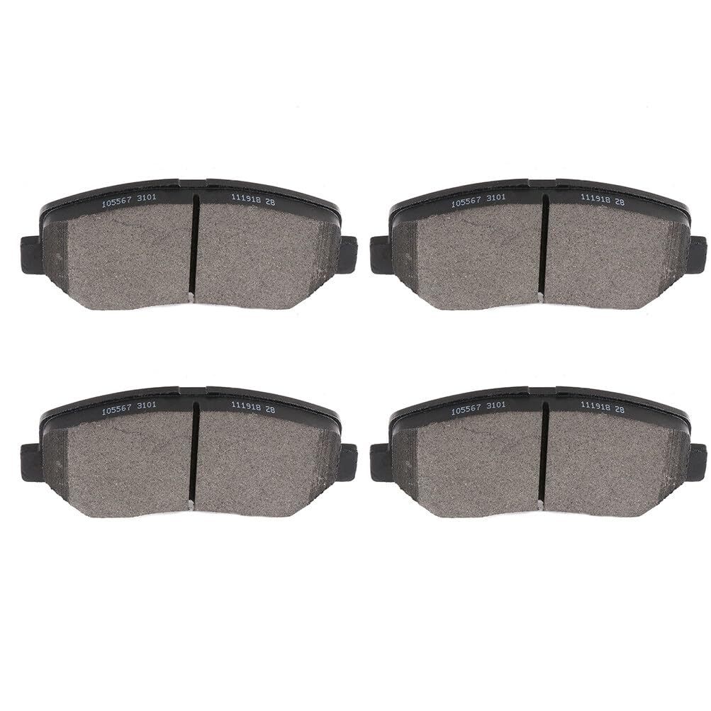 cciyu D1640 Front Semi-Metallic Disc Brake Pads Kit