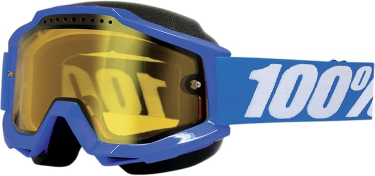 100 goggles blue