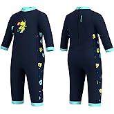 Jsnorklet Baby Wetsuit, Neoprene Thermal Swimsuit Keep Warm in Cold Water