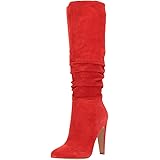 steve madden red suede booties