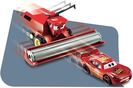 cars radiator springs tractor tippin track set