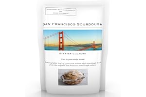 HUNSUCKER'S CULINARY AND LIFESTYLE San Francisco Sourdough Starter Genuine Original San Francisco Culture with Easy Foolproof Recipe. True Original Organic San Francisco Sourdough Starter. Easy recipe with top notch customer support. Proudly Manufactured in the USA!