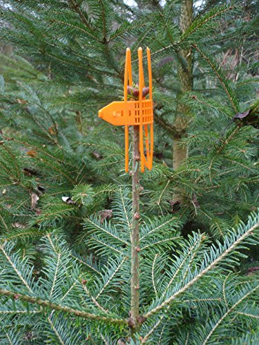 100 Stk. Verbissschutz-Manschetten in Orange * zuverlässig gegen Wildverbiss * Neu – Bild 4