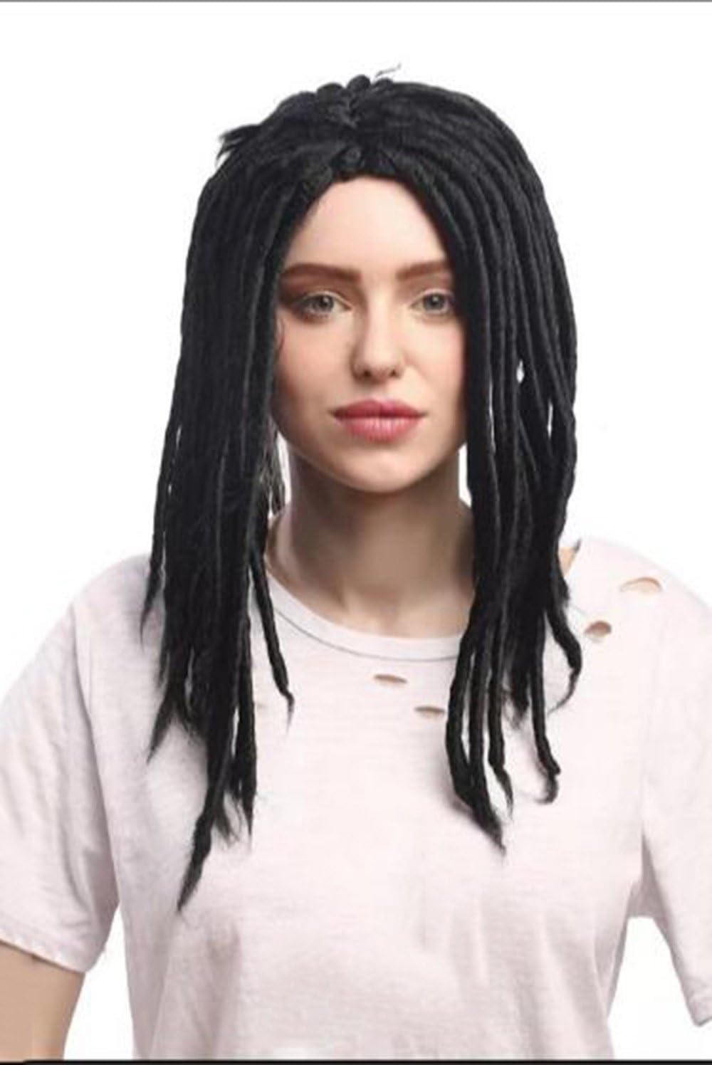 Long Braided Box Braids Wig Full Coverage Synthetic Wigs