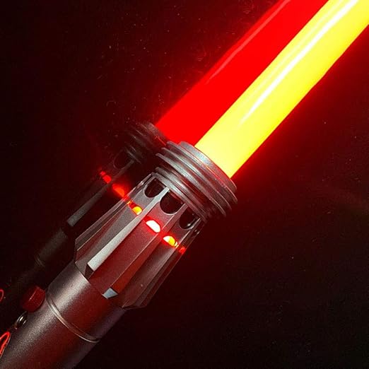 red and black lightsaber
