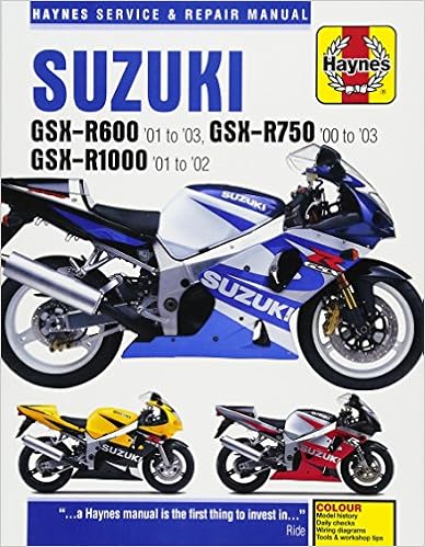 Couverture du livre de Suzuki GSX-R600, R750 & R1000 (Haynes Service & Repair Manual) (Inglés) Tapa blanda – Ilustrado, 3 agosto 2015