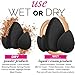 Aesthetica 4 Piece Beauty Sponge Blender Set - Includes Original Beauty Sponge, Body Sponge & Two Mini Makeup Sponges