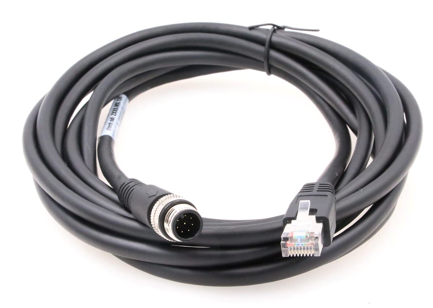 ZBLZGP M12 8 Pole Male A-Code to RJ45 Ethernet Cat-6 Shielded Cable for Cognex Industrial Camera (2M)
