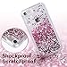 Maxdara Glitter Case for 6 6s 7 8 Case Glitter Liquid Women Girls Case with (Screen Protector) Bling Sparkle Luxury Pretty Cute Case for 6 6s 7 8 4.7 inches (Rosegold)