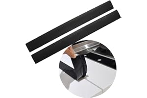 Mofason Stove Counter Gap Cover, 2 Pack Kitchen Silicone Oven Gap Filler – 25 Inches Countertop Strips Gap Guard, Easy to Clean (Black)
