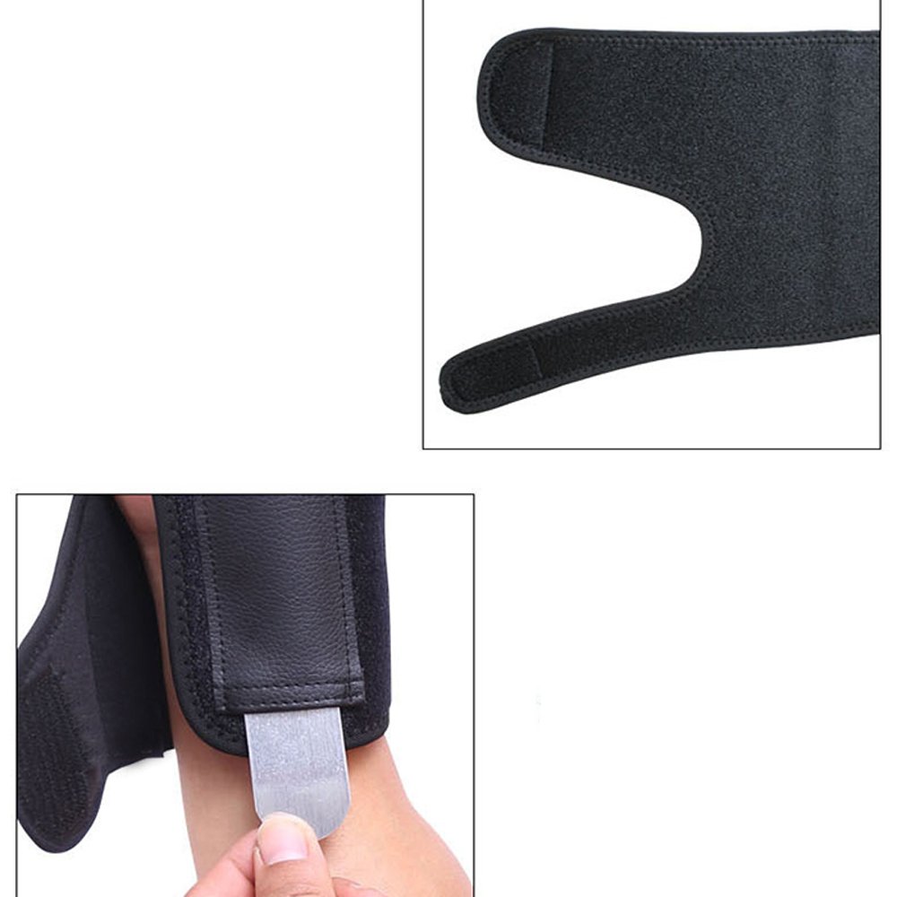 Denshine Wrist Brace Removable Wrist Splint Support Training Protector Wrist Wraps for Prevention Wrist Injury, Wrist Pain, Carpal Tunnel Syndrome, Sprain, Gym Fitness Bands,1 Pair, Black