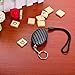 Emergency Personal Security Alarm keychain,iDaye 120DB Imitation carbon fiber Mosaic Safety Guard Supplies,Self-Defens Siren,Protection Device work for kids/elderlies/owls and adults,Bag Decoration