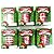 Peppermint Candy Cane Edible New Years Shot Glasses, 1.76 oz Packages in a BlackTie Box (Pack of 6)