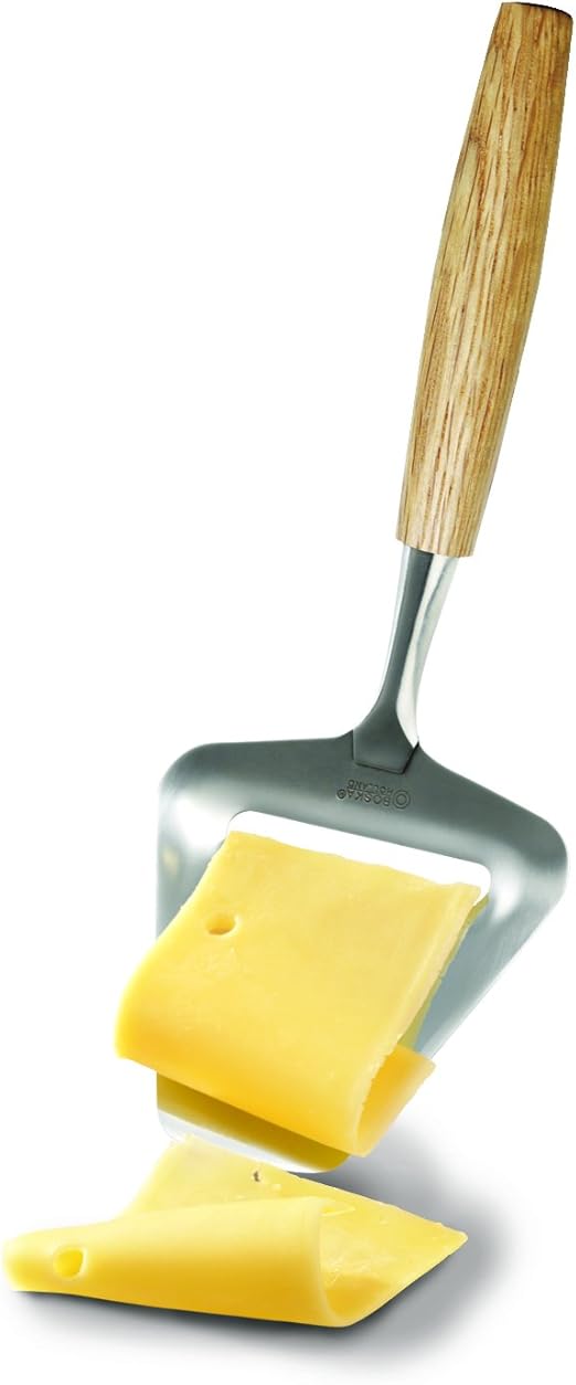 BOSKA Mini Cheese Slicer of Oak/Stainless Steel, Silver/Brown, 16 x 6 x