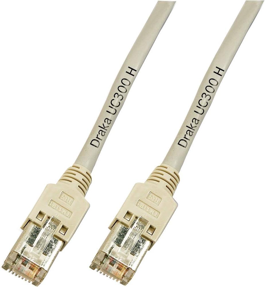 Draka K8452.5 Network Cable RJ45 CAT 5e F/UTP Flame Retardant 5m Grey