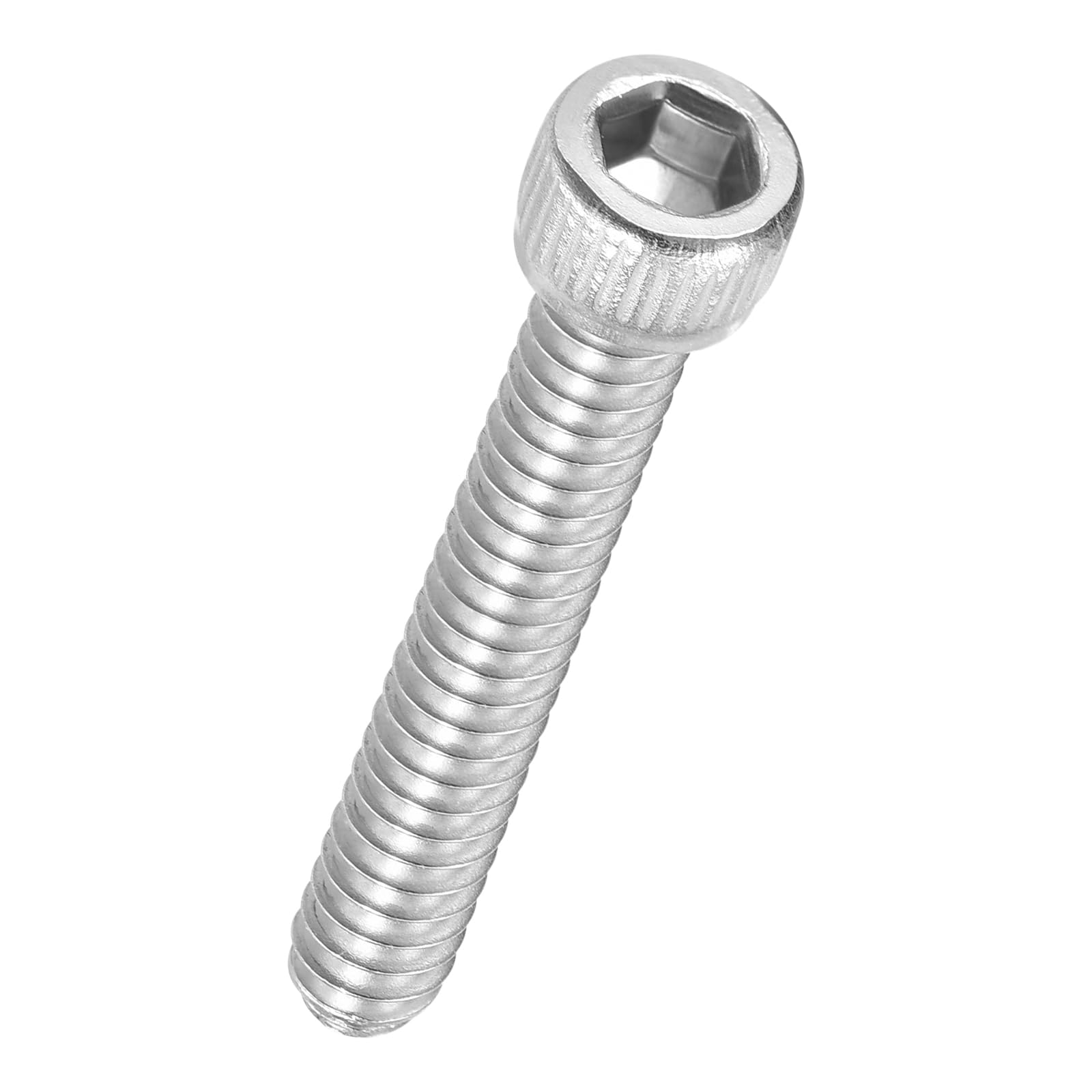Kozelo 50pcs Socket Head Cap Screws - [#6-32 x 1-1/4"] UNC 304 Stainless Steel Allen Socket Drive for Electrical Motor 3D Printing Fan Engine Replacement Use, Silver — image 1