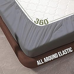 Cottonople 3 Piece King Size Fitted Sheets Set-120