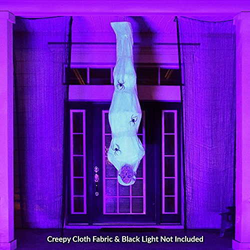 Creepy Hanging Cocoon Mummy Corpse Figure 5 Feet Of Vintage Halloween