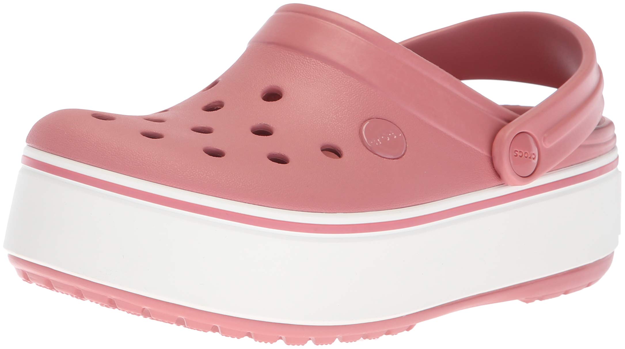 red platform crocs