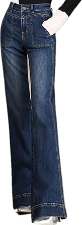front pocket flare jeans