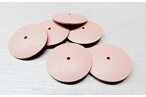 DOGNNAK Silicone Polishing Wheels Knife Edge Pink Extra Fine Jewelry EVE Germany Pack 6